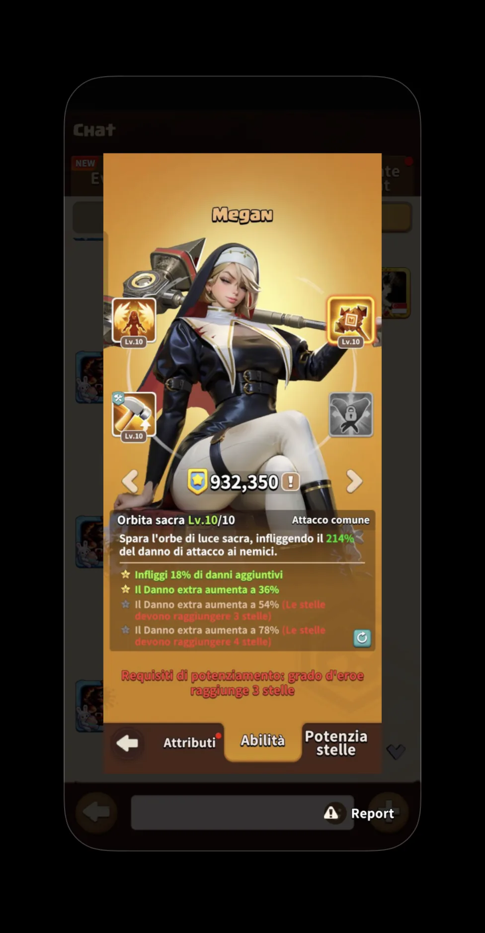 Megan hero card